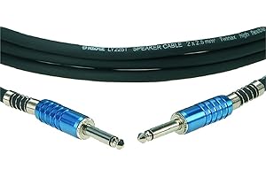 Klotz SC3PP02BK Speaker Cable Jacks, Inch, 6ft, 6 ft