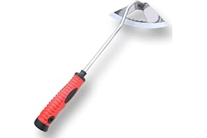 SHANFEEK Weeding Hoe Gardening Hand Tools Hollow Hoe for Weeding 15-Inch Weed Removal Tool for Yard with Rubber Non-Slip Handle(Hollow)