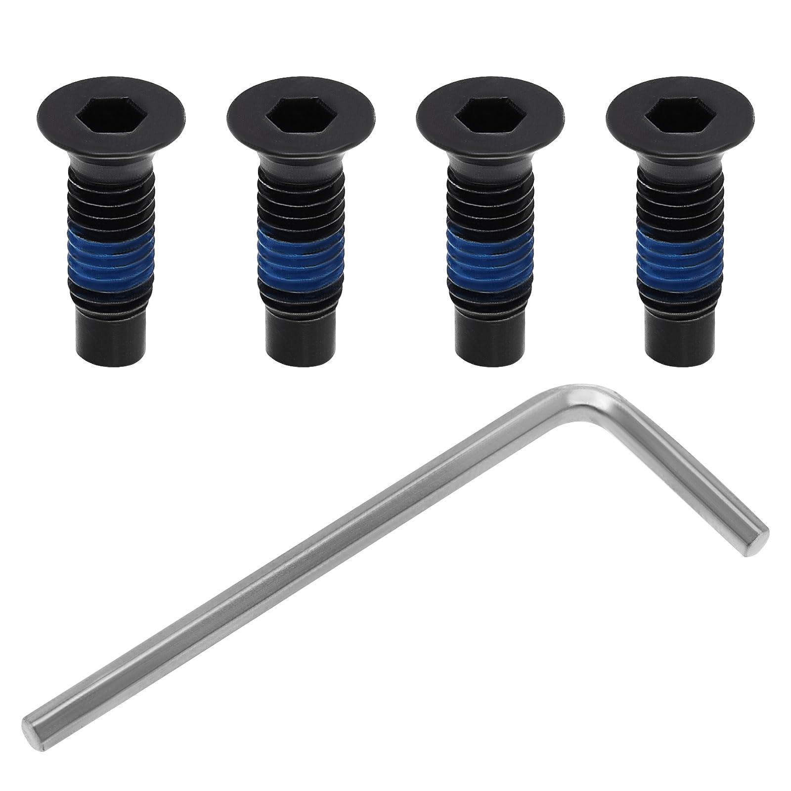 SG Store 4Pcs Screws Replacement with Wrench Compatible with Xiaomi M365/ Pro/ Pro2/ 1s Compatible with Ninebot Max G30 Scooter Forehead Head Screw