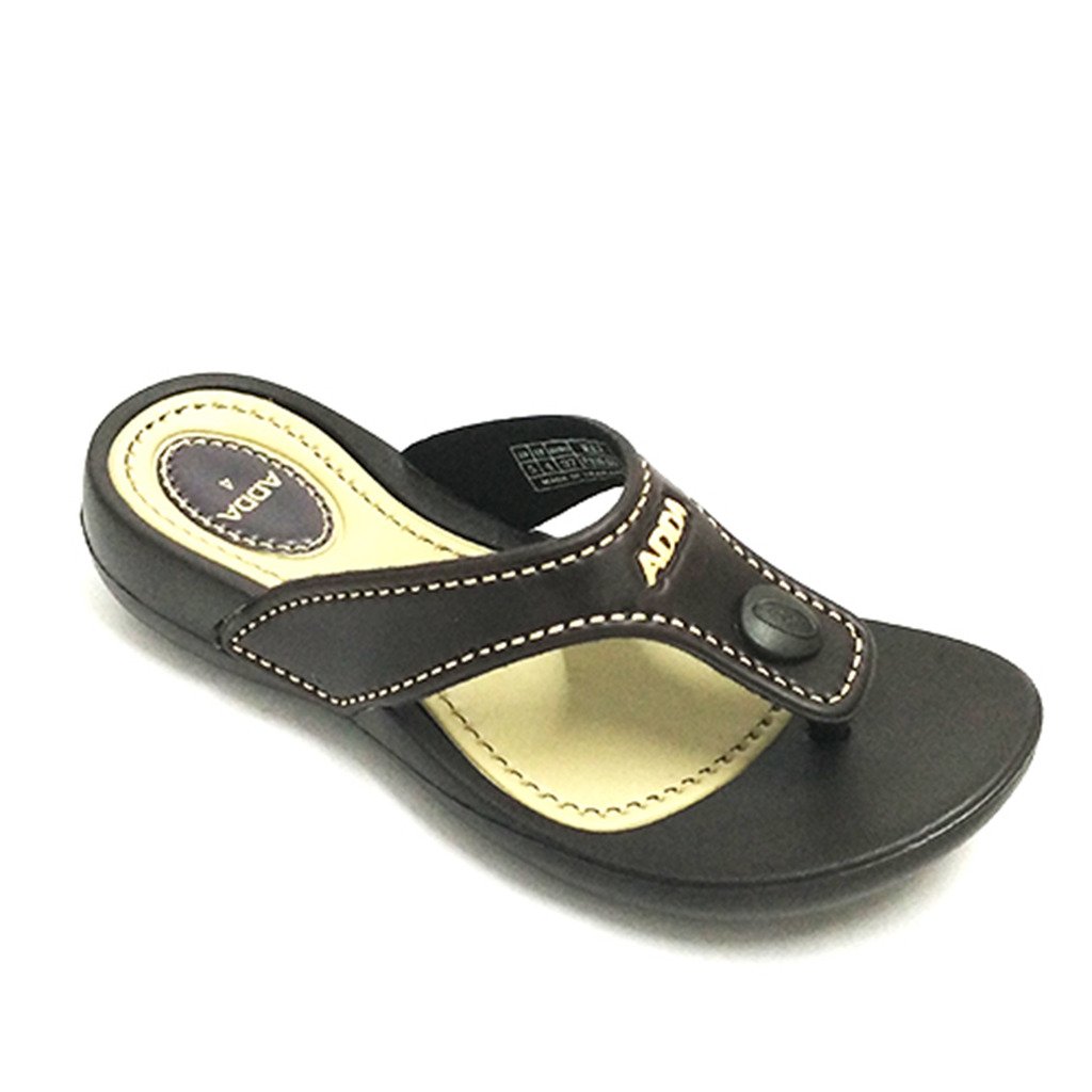 adda women's brown synthetic house slippers