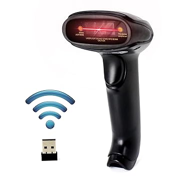 Usb Wireless Barcode Scanner Symcode Handheld Laser Amazon In Electronics
