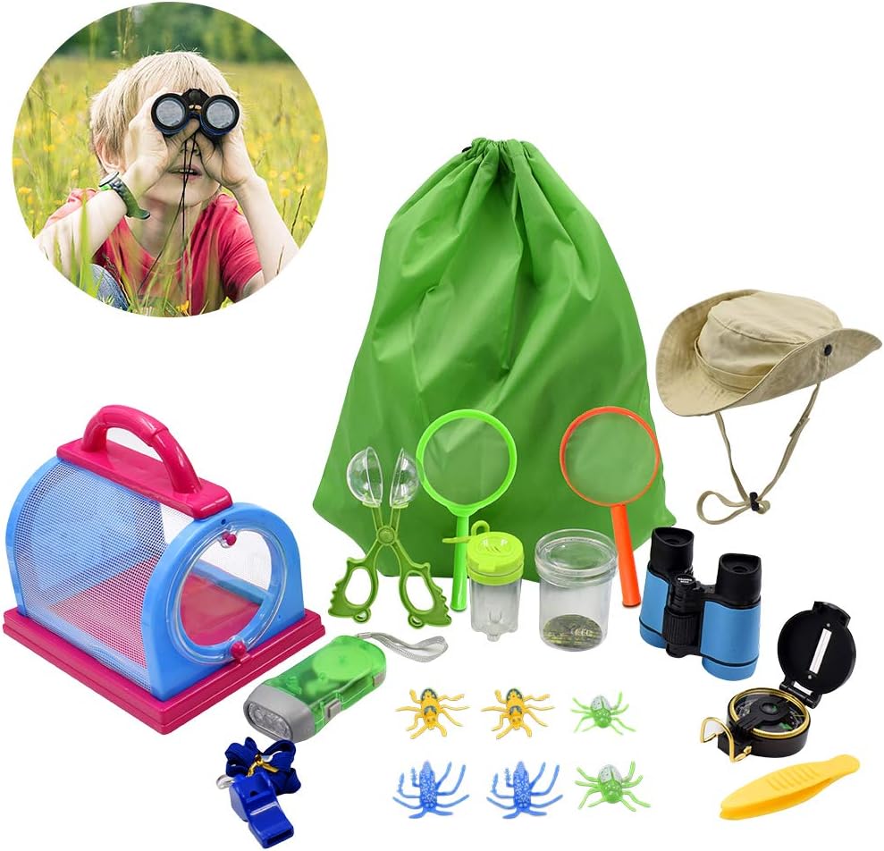 Acelane Outdoor Explore Kit Toys Bug Catcher Kits with Binocular