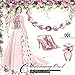 CDE 18K Rose Gold Plated Women Bracelet Bangle Embellished with Crystals fromFlower Rose Jewelry,Ideal Gifts for Her (Rose Gold Bracelet)