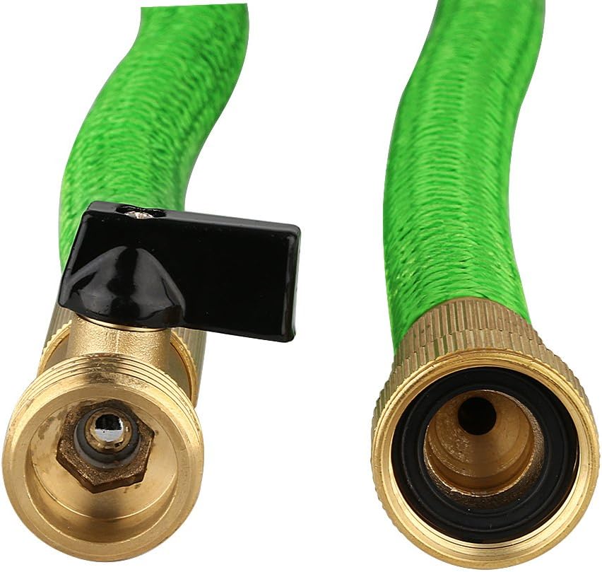 GrowGreen Garden Hose, Expandable Garden Hoses, Water Hose with High Pressure Hose Spray Nozzle, Flexible Garden Hose with All Brass Connectors, Leak Proof, Durable, Heavy Duty Material (50 Feet) : Garden & Outdoor