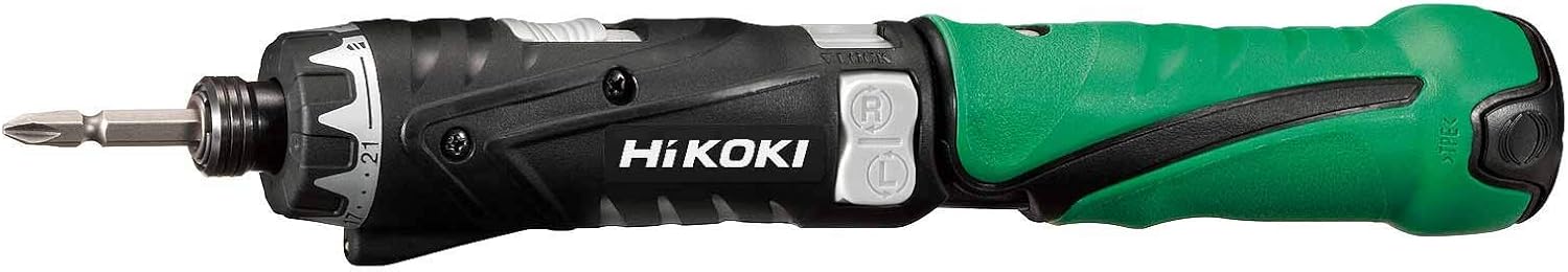 HIKOKI DB3DL2WCZ Screwdriver 3.6 V, 2 x 1.5 Ah Batteries, 21 Torque Positions, 5 Nm, 600 rpm, Black/Green - Image 3