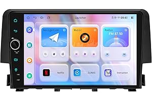 JOYING Newest 9 Inch Car Stereo 4GB+64GB Android 10.0 Car Auto Radio for Honda Civic 2016-2021 Support Right Lane Cam, Carpla