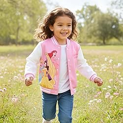 Disney Princess Toddler Girl Varsity Bomber