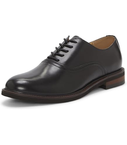 dsw black mens dress shoes Vince Camuto Men's Blythe Lace Up Shoe, Black, 8.5 Women's Wide US Size:13W sequin tulle Motel Luth ditsy flock