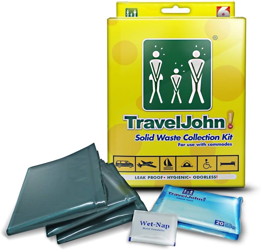 Travel John Solid Waste Collection Kit - Pack of 6