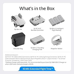 DJI Mini 4K Fly More Combo, Drone with 4K UHD