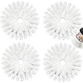 Palm Brush Refills for OXO Soap Dispensing Dish Brush | 4 Pack Cleaning Replacement Brush Head for OXO Palm Brush, White