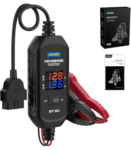 Autel MAXIBAS BTMS OBDII Memory Saver - Battery Tester & Preserver For Vehicle Electronics During Battery Replacement