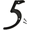 HY-KO Products PN-29/5 Plastic House Number 5 (Five), 4 Inch High, Black