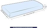 subrtex Sofa Seat Cushion Covers Stretch Polyester Fabric Protector Black 3 view 3