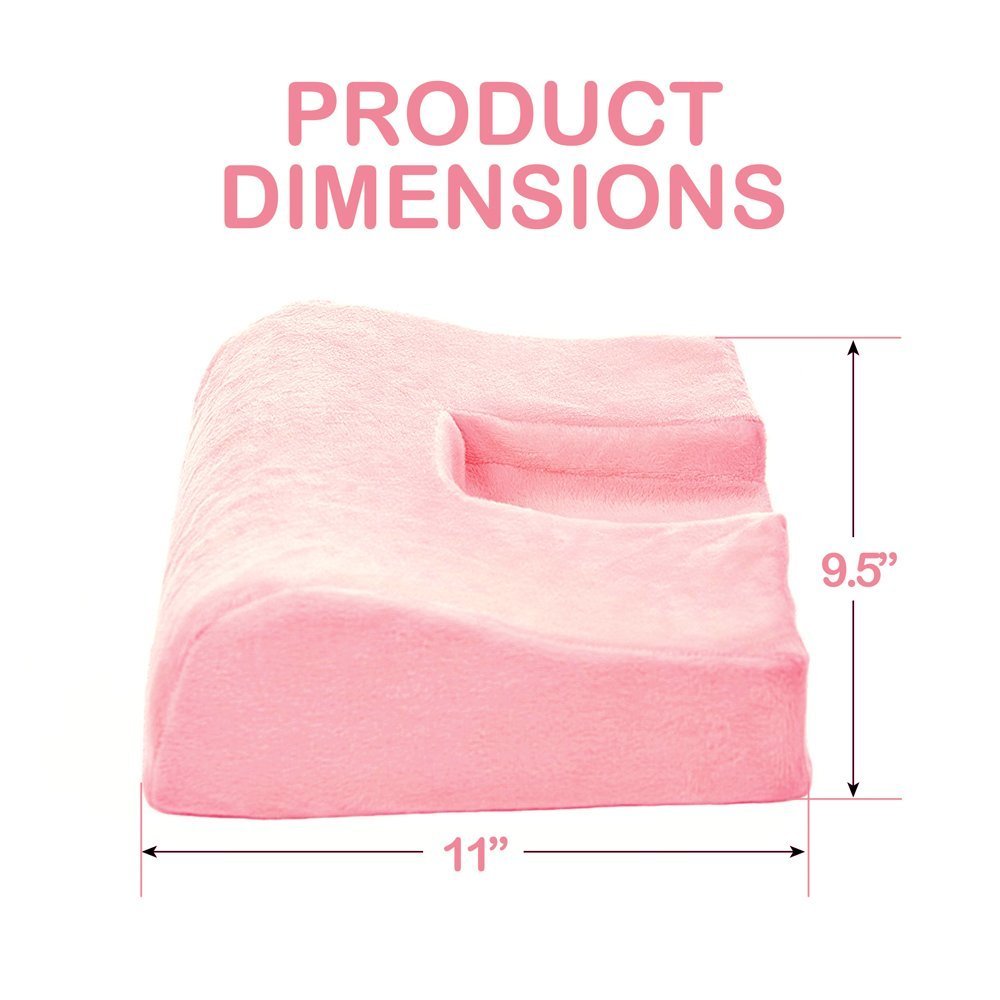Buy Pink Luxury Memory Foam Bath Neck Pillow Top Notch Relaxing
