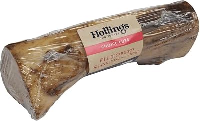 Hollings Filled Smoked Shank Bone Dog Chew 1 Count Natural Ingredients