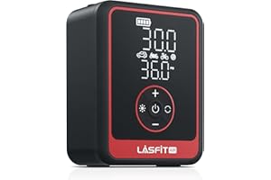 LASFIT SIGNATURE LASFIT CR1 Pro Tire Inflator Portable Air Compressor [3X Fast Inflation] 150PSI Air Pump for Car Tires Electric Tire Inflator with Digital Pressure Gauge, Smart Auto Stop for SUV, Sedan, Motorcycle