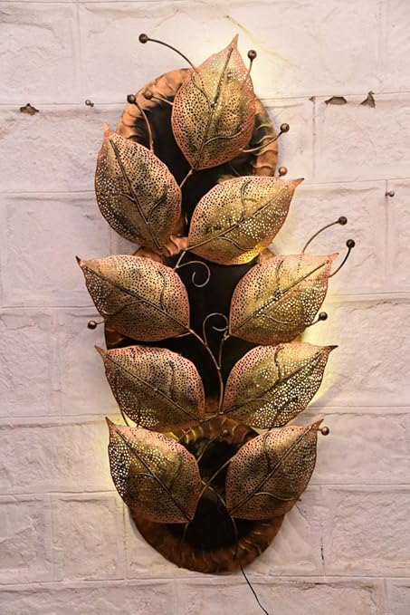 Amazon.com: Classy Iron Wall décor with led Metal Wall Decorative Wall