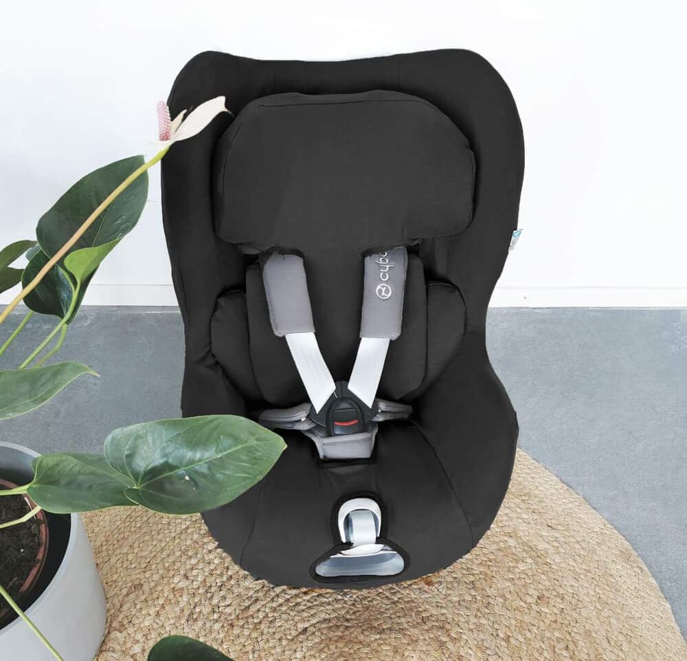 Ukje Housse Siege Auto Bebe Pour Coque Cybex Sirona Z Protection Indispensable Pour Plus De Confort Des Sieges Auto Toujours Propres Coton Oeko Tex Certifie Noir Sieges Auto Et Accessoires Accessoires