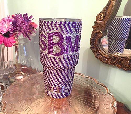 Rhinestone Yeti Rambler 30 oz with Logo and Name