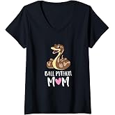 Women's Ball Python Mom Snake Ball Python V-Neck T-Shirt