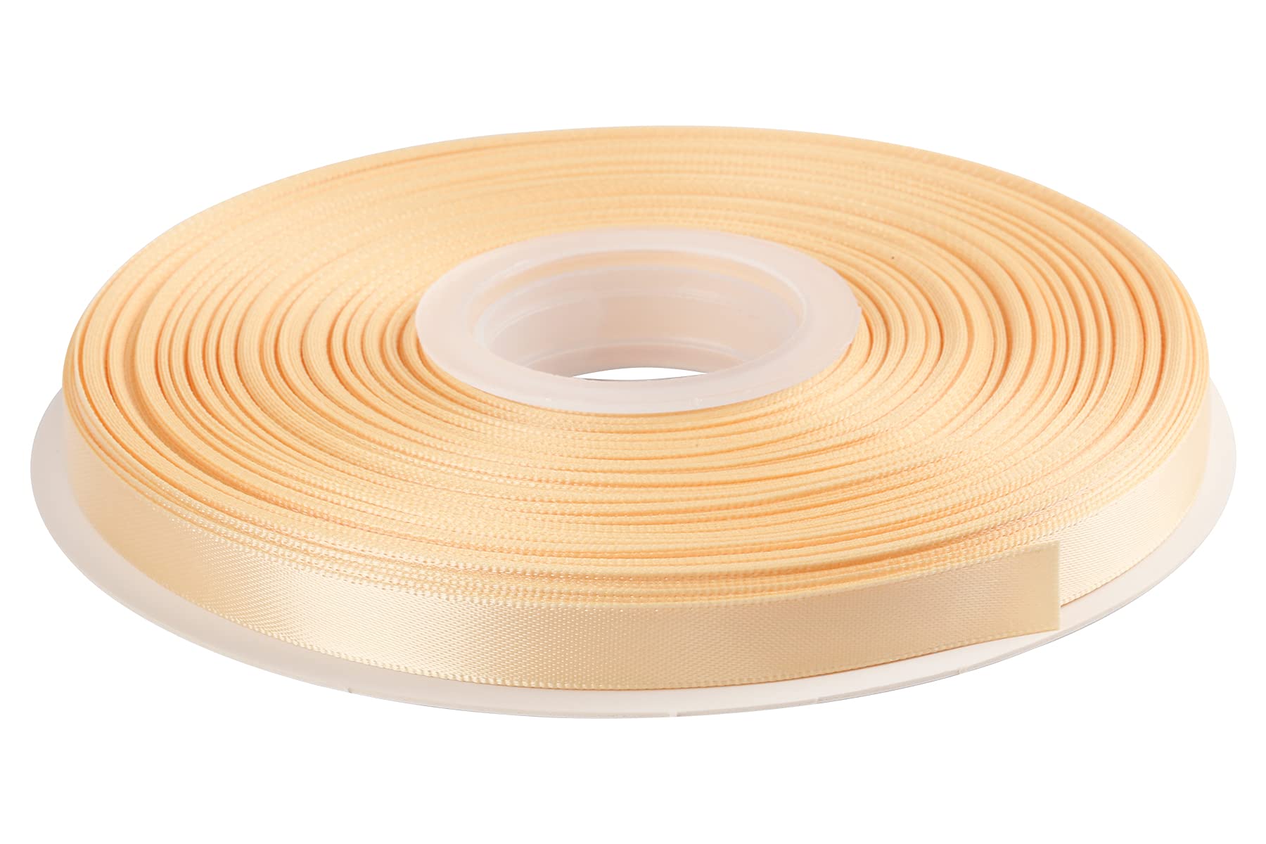 AVANAVA 9mm Wide Double Face Satin Ribbon - 45 Meters (614-Chamois)
