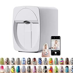 Smart 3D Nail Art Printer,Portable Automatic Nail