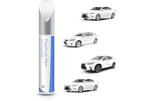 PARTS4EV 077 Pearl White/Starfire Pearl Touch Up Paint Compatible with Lexus Exact Match–Chips and Nicks Touch Up