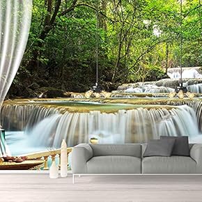 Wall Murals for Bedroom Great View from Balcony Removable Wallpaper Peel and Stick Wall Stickers - 66x96 inches