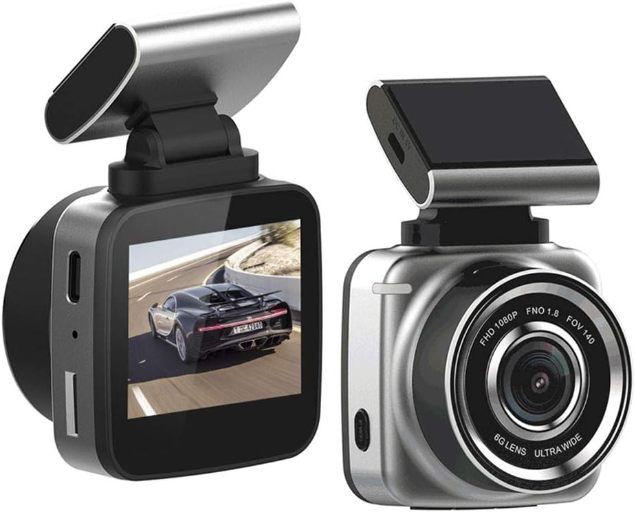 ZQQFR 2.0'' Auto Dash Cam Car DVR Camera, Full HD 1080P Driving Recorder with G-Sensor Loop Recording Night Vision, Dashcam for Car