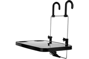 X XINDELL XINDELL Steering Wheel & Car Seat Tray - Universal Foldable Desk for Laptop, Food, Cup Holder - Portable Car Food Tray for Drivers, Kids, Road Trips - Fits All Vehicles