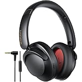 1MORE SonoFlow Pro HQ51 Wireless Over-Ear Headphones, Reduce Noise by Up to 45dB, Hi-Res Audio, 100H Playtime, App Control, Bluetooth 5.4, AI Clear Calls, Lightweight Fit for Travel Office, Matte Gray