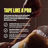 SPORTTAPE 3 Rolls Tan Zinc Oxide Tape 5cm x 10m Rigid Athletic Strapping view 7