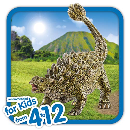 schleich DINOSAURS 15023 Realistische Ankylosaurus Dino Figur - Detailliertes, Prähistorisches, Sehr Robustes Dinosaurier Spielzeug für Spielerisches Lernen - ab 4 Jahre – Bild 3