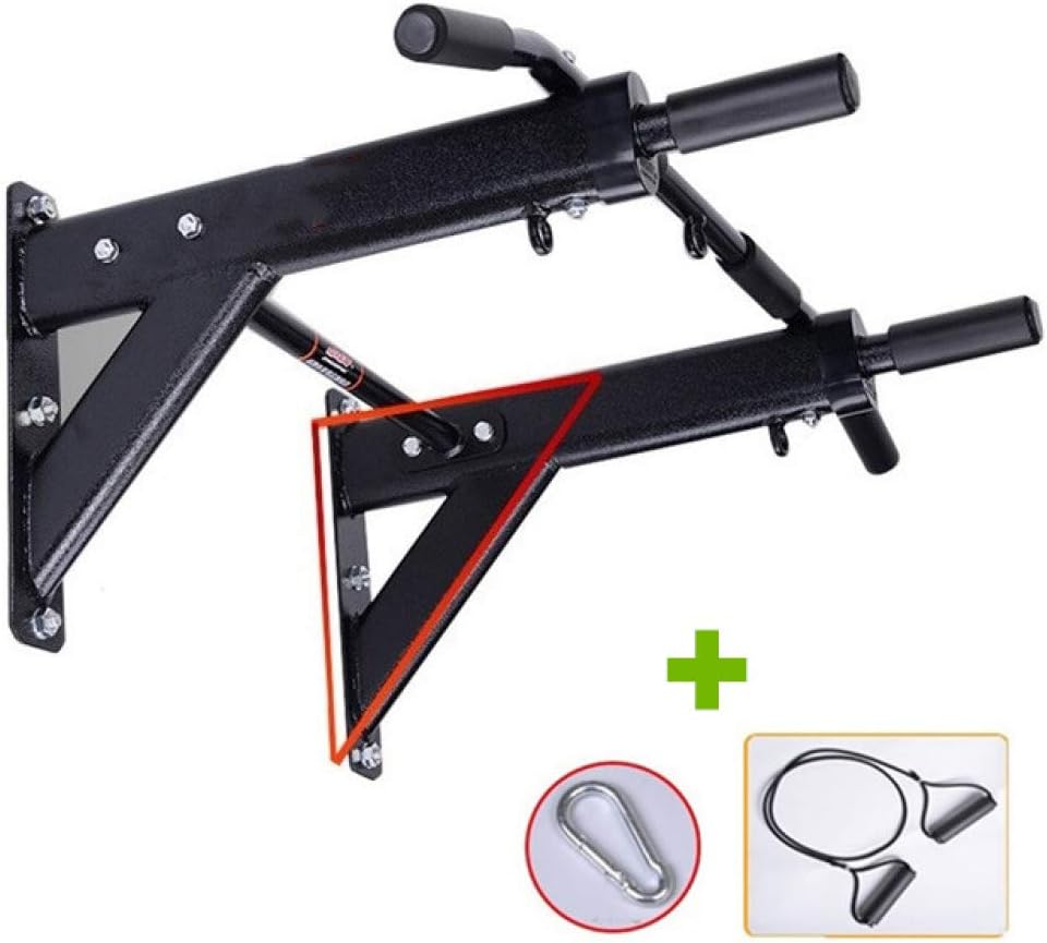 Dmwfaker 600kg Wall Mounted Pull Up Chin Up Bar with resistance band Training Fitness Heavy Duty bars training fitness bar