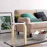 Greensen Round Wooden Stool Candy Color Anti-Slip Stacking Chair 11.8inch view 4