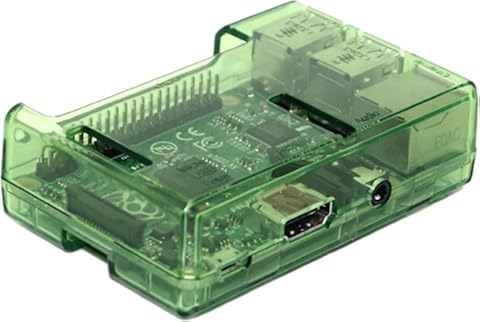 Monland Estuche Protector de Abs para Raspberry Pi 2B / 3B / 3B + (Verde)