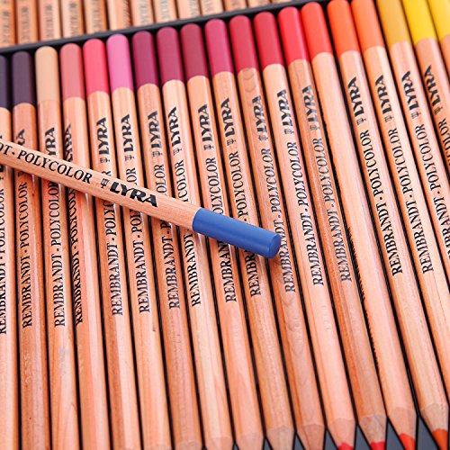 LYRA Rembrandt Polycolor Art Pencils, Set of 72, Assorted Colors