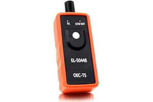 QKYS GM Tpms Relearn Tool, 12V Auto Tire Pressure Monitor System Sensor, EL-50448 TPMS EL50448 OEC-T5 Reset Tool Compatible with Most GM Series Vehicles 2010-2013（1PCS