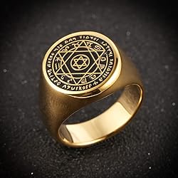 HZMAN Talisman Seal Solomon Six-Pointed Star 12