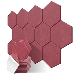 JBER Hexagon Acoustic Panels Beveled Edge Sound