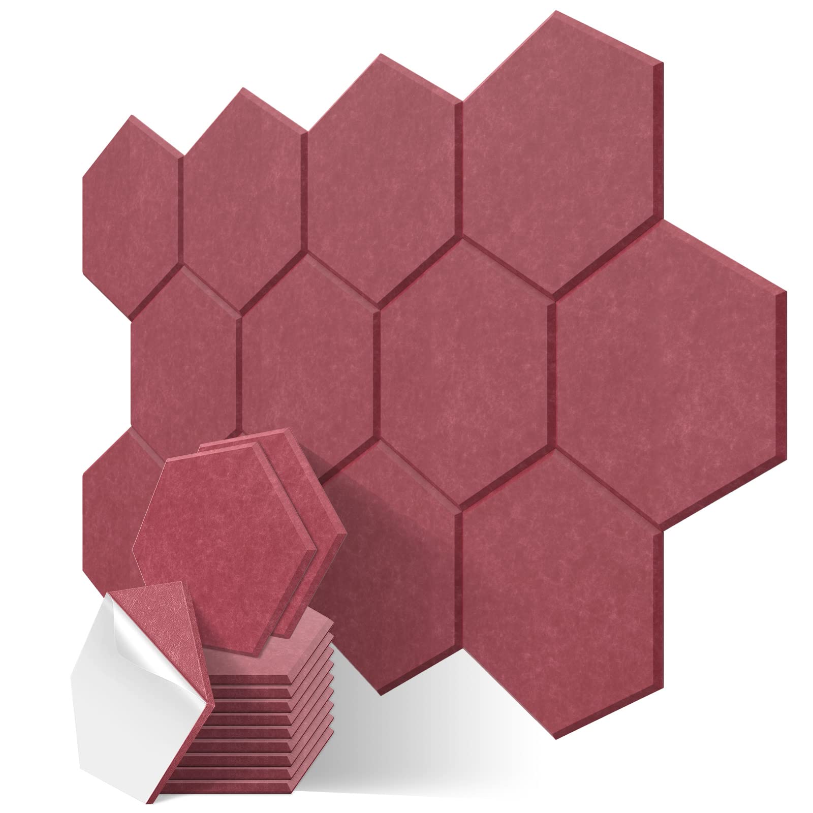 JBER Hexagon Acoustic Panels Beveled Edge Sound