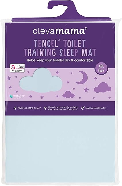 Clevamama 3330 Alese De Lit Impermeable Bed Mats Pour Enfant 90x70 Cm Bleu Amazon Fr Bebes Puericulture