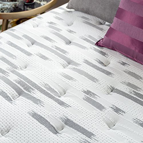 ZINUS 12 Inch Support Plus Pocket Spring Hybrid Mattress / Extra Firm