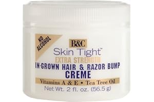 BC FOOTWEAR B&C Skin Tight Ingrown Hair Razor Bump Creme 2 oz. (Pack of 2)