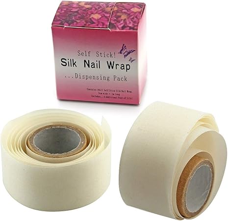 Amazon Kads ネイルシルクテープ ネイルリペアテープペラ用 爪の補修 ジェルアクリルネイルアートツール サイズ3 Kads ネイルフォーム 通販