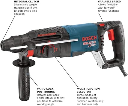 Bosch 11255VSR Power Rotary Hammers product image 2