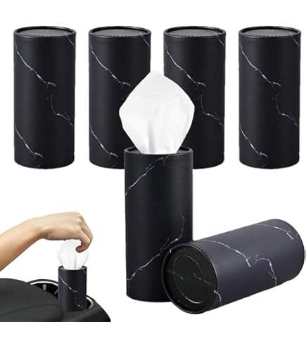SINGARO Car Tissue Holder, 4 Pack Car Cup Holder Facial Tissues With Travel Tissue - View #6