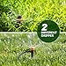 Ohuhu Drip Irrigation Kit, Micro Plant Watering Irrigation System, Heavy Duty Tubing Hose 0 Drippers Emitters & 2-Way Valve, Automatic Irrigation Equipment Set (120 ft)