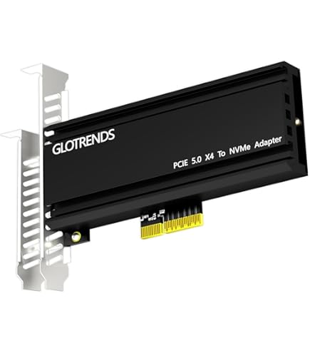 Amazon.com: GLOTRENDS PA19 M.2 NVMe to PCIe 5.0 X4 Adapter for M.2